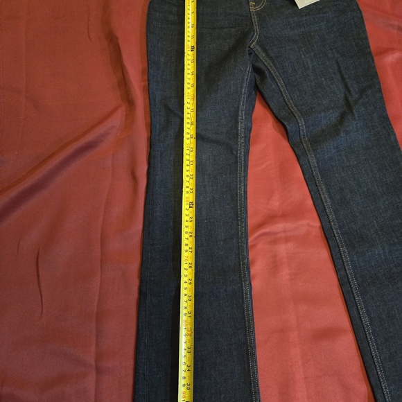 Everlane Women's High Rise Dark Indigo Jeans No Strech - Picture 6 of 8